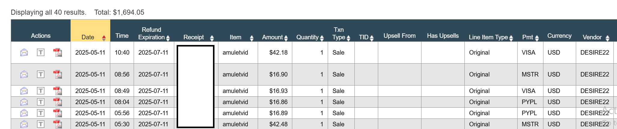Earnings Screenshot: Real Results